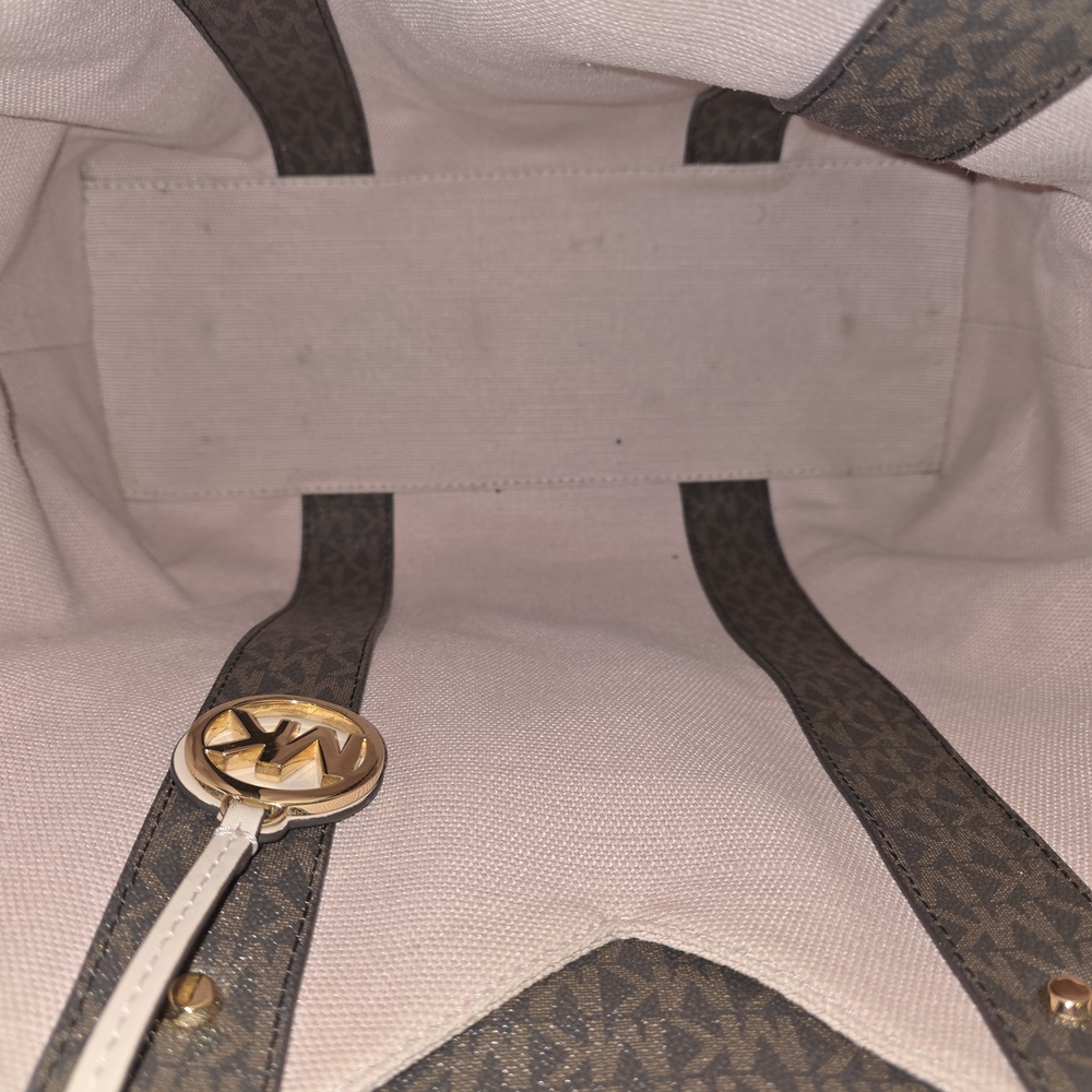 Michael Kors Gray and Pink Tote Bag Set - Picture 7 of 8